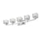 Z-Lite Rubicon 5 Light Vanity, Chrome & Clear 1927-5V-CH - alternate 3